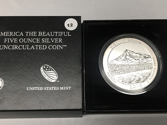 2010 Mount Hood 5 oz Silver