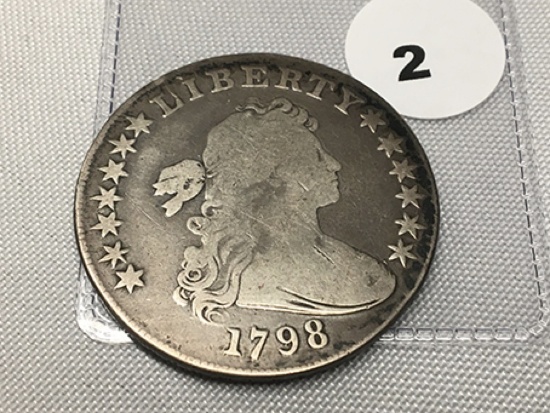 1798 13 Stars Draped Bust Dollar