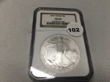 2007 Silver Eagle NGC MS69