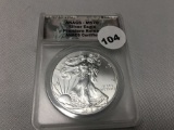 2015 W  Silver Eagle ANACS MS70
