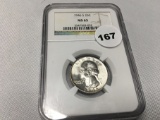 1946-S Washington Quarter NGC MS65