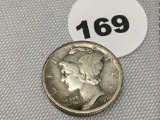 1916 Mercury Dime