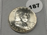 1960-D Franklin Half