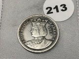 1893 Isabella Quarter