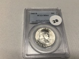 1960-D Franklin Half PCGS MS64