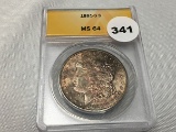 1881-S Morgan Dollar ANACS MS64