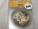 1881-S Morgan Dollar ANACS MS64