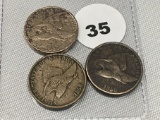 1857, 1858 Flying Eagle Cents