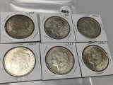 6X$ 1921 Morgan Dollars