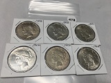 6X$ 1922 Peace Dollars
