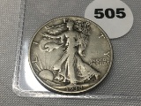 1938-D Walking Liberty Half