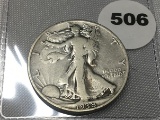 1938-D Walking Liberty Half