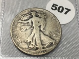 1920 Walking Liberty Half