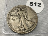 1935 Walking Liberty Half