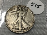 1937-S Walking Liberty Half