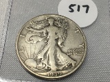 1939 Walking Liberty Half