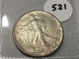 1941 Walking Liberty Half