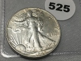 1942 Walking Liberty Half