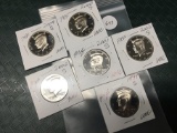 Lot of 6 1999-2004 Proof Kennedy Half Dollars