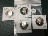 Lot of 4 1992, 1993, 1994 Proof Kennedy Half Dollars