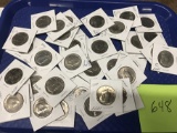 Lot of 40 1970's Mixed Date Kennedy Half Dollars, Majority UNC