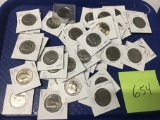 Lot of 40 1970's Mixed Date Kennedy Half Dollars, Majority UNC