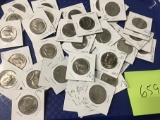 Lot of 40 1970's Mixed Date Kennedy Half Dollars, Majority UNC