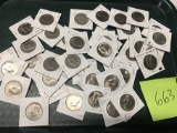 Lot of 40 1970's Mixed Date Kennedy Half Dollars, Majority UNC
