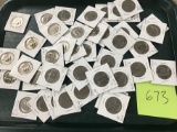 Lot of 40 1970's Mixed Date Kennedy Half Dollars, Majority UNC