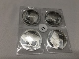 Lot of 4 One Ounce Buffalos