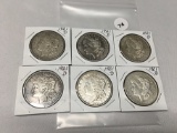 6X$ 1921-D Morgan Dollars