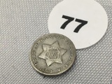1851 3 Cent Silver