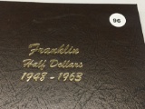 Complete Set 1948-1963 Franklin Half Dollars (35 Total Coins)