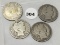 1909-S, 1910, 1910-S, 1911 Barber Half Dollars