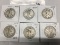 Lot of 6 1917-D, 1918, 1920, 1920-S, 1927-S, 1933 Walking Liberty Half