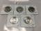 Lot of 5 Unc. 1962-D Franklin Half Dollars