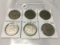 Lot of 6 1950's-60's Mexico Peso
