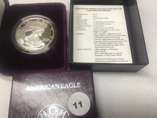 1992-S American Eagle Proof