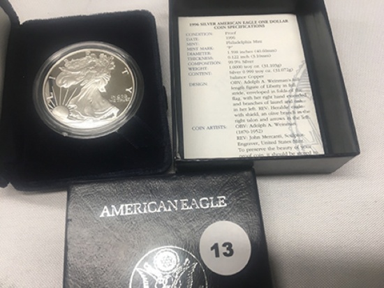 1996-P American Eagle Proof