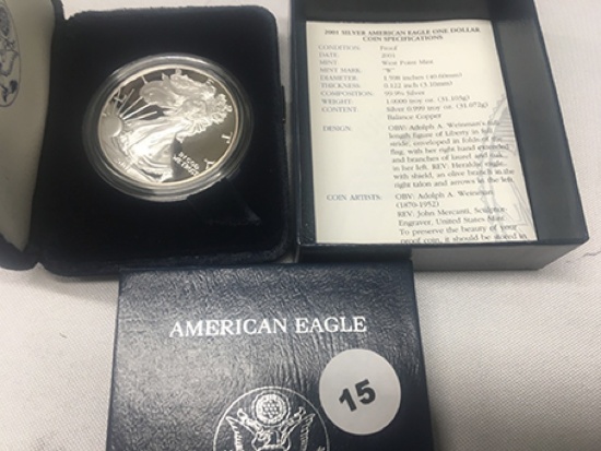2001-W American Eagle Proof