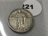 1917-D Standing Liberty Quarter