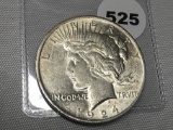 1924 Peace Dollar