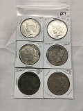 6x$ Peace Dollars