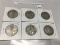 Lot of 6 Walking Liberty Half Dollars