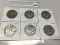 Lot of 6 Walking Liberty Half Dollars