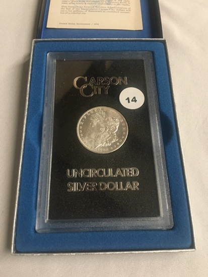 1882 CC Unc Morgan Dollars, Unc