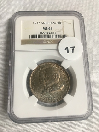 1937 Antietan Comm. Half NGC MS65