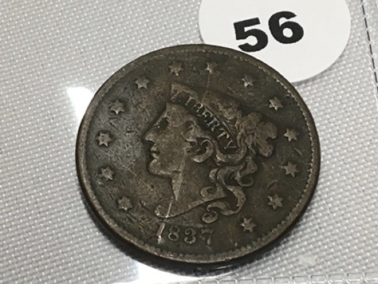 1837 Large Cent