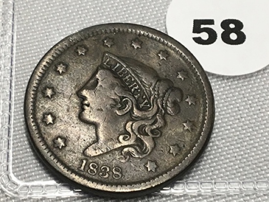 1838 Large Cent