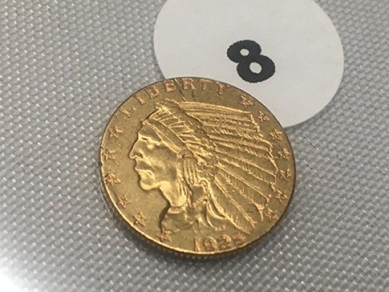 1925-D $2 1/2 Indian Gold